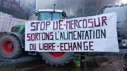 Manifestations anti Mercosur.