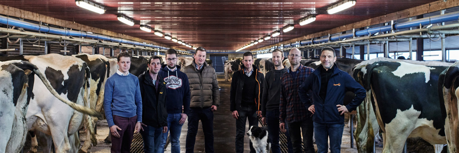 Ces huit producteurs lancent le Lait de la Baraque via la coopérative Pur Ardenne.