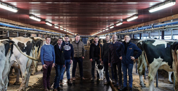 Ces huit producteurs lancent le Lait de la Baraque via la coopérative Pur Ardenne.