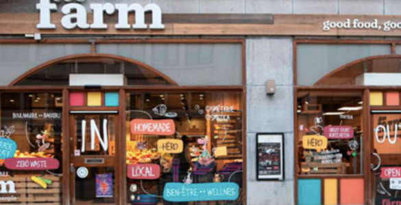 Vitrine d'un magasin Färm